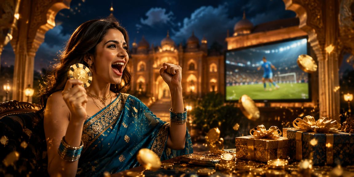 India casino betting scene with traditional attire